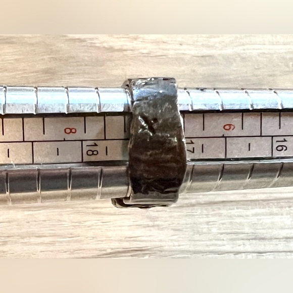 Peyote Bird Designs Sterling Silver Turquoise Inlay Lucky Cross Ring, Size 7 - Picture 10 of 10